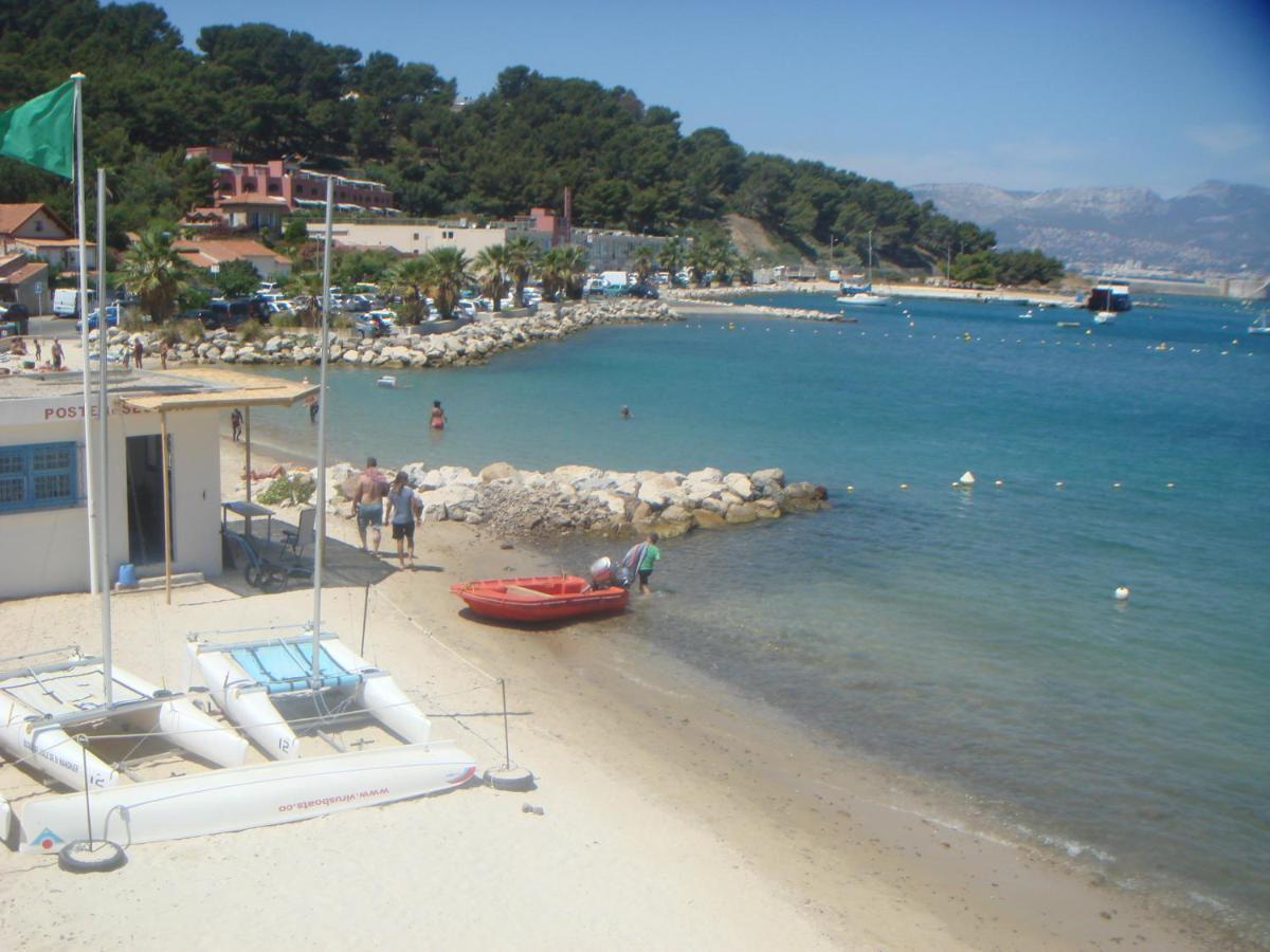 Petite Etoile De Mer - Studio Hyper Equipe A 150M D'Une Plage De Sable Fin Grande Terrasse Presqu'Ile De Charme Saint-Mandrier-sur-Mer Exterior foto